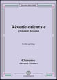 Reverie orientale(Oriental Reverie),for Oboe&Strings P.O.D cover